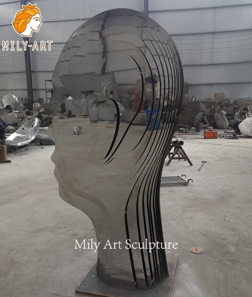 Stainless Steel Disappearing Sculpture Packing