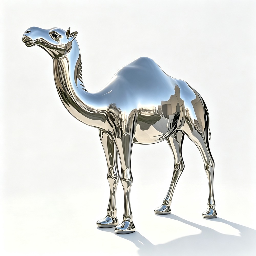 Large Outdoor Metal Camel Statue for Sale