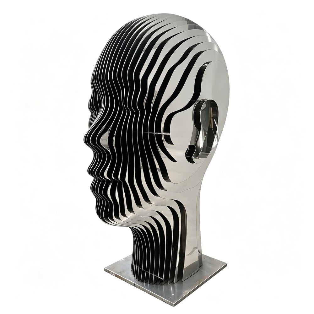 Mirror Polished Disappearing Sculpture