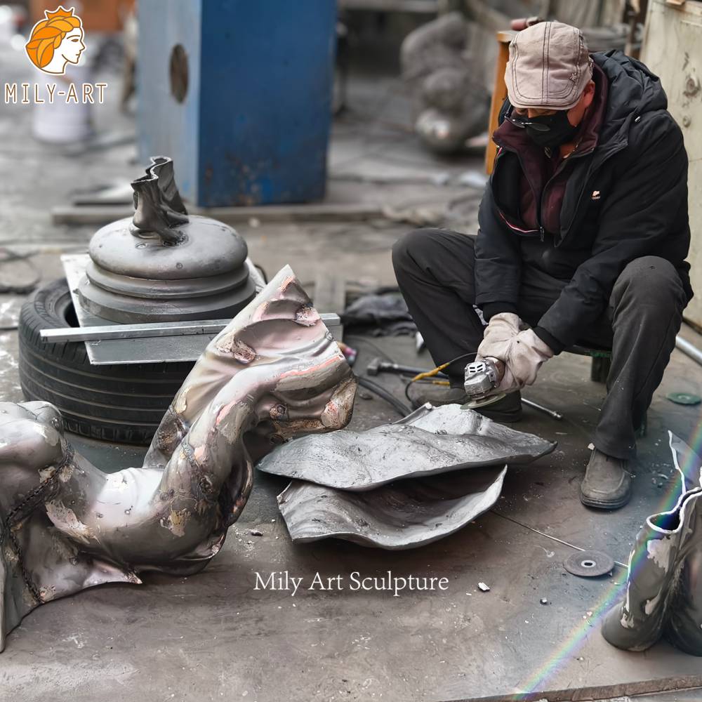 Spirit of Ecstasy Sculpture Polishing Process
