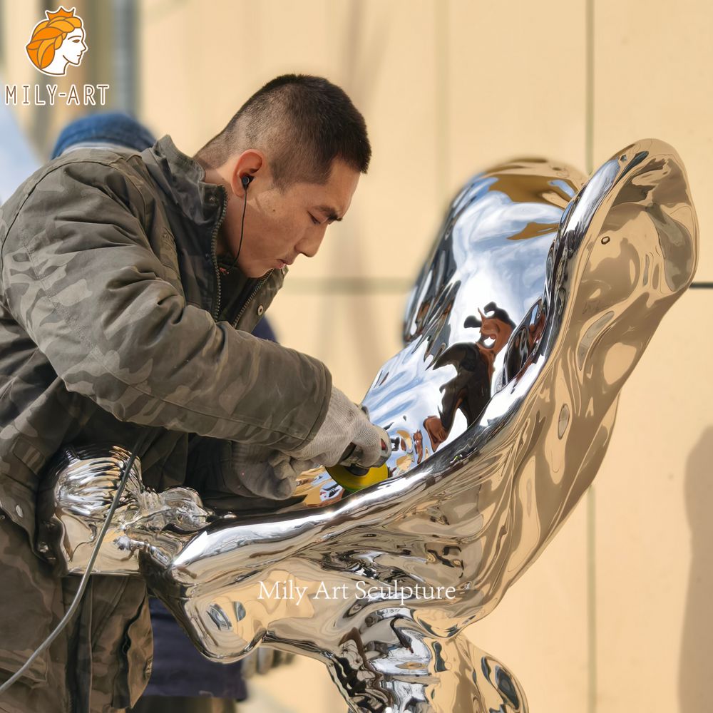 Spirit of Ecstasy Sculpture hand finishing