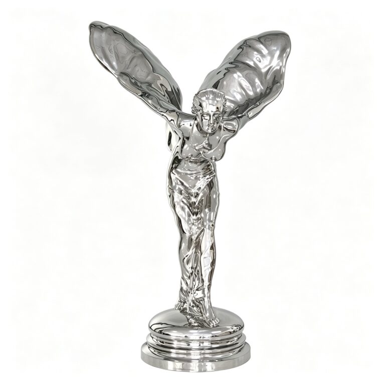 Stainless Steel Spirit of Ecstasy Sculpture for Sale