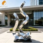 abstract twisting sculpture