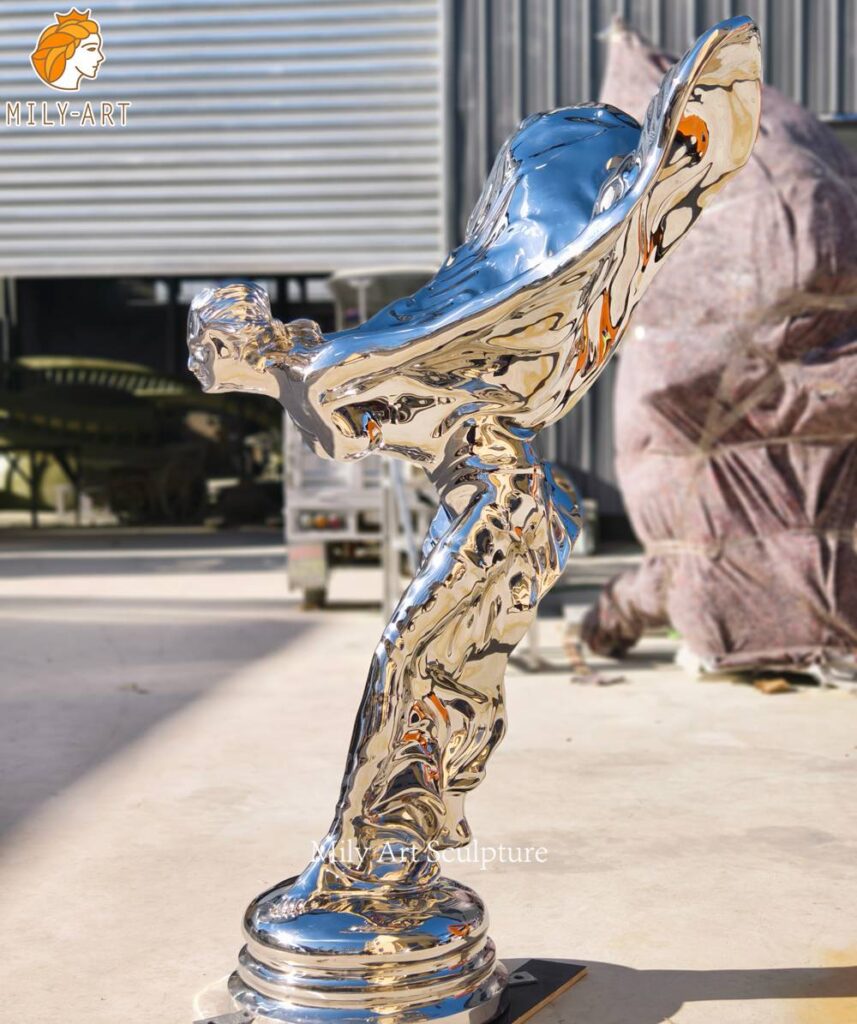 classic Rolls-Royce sculpture side view