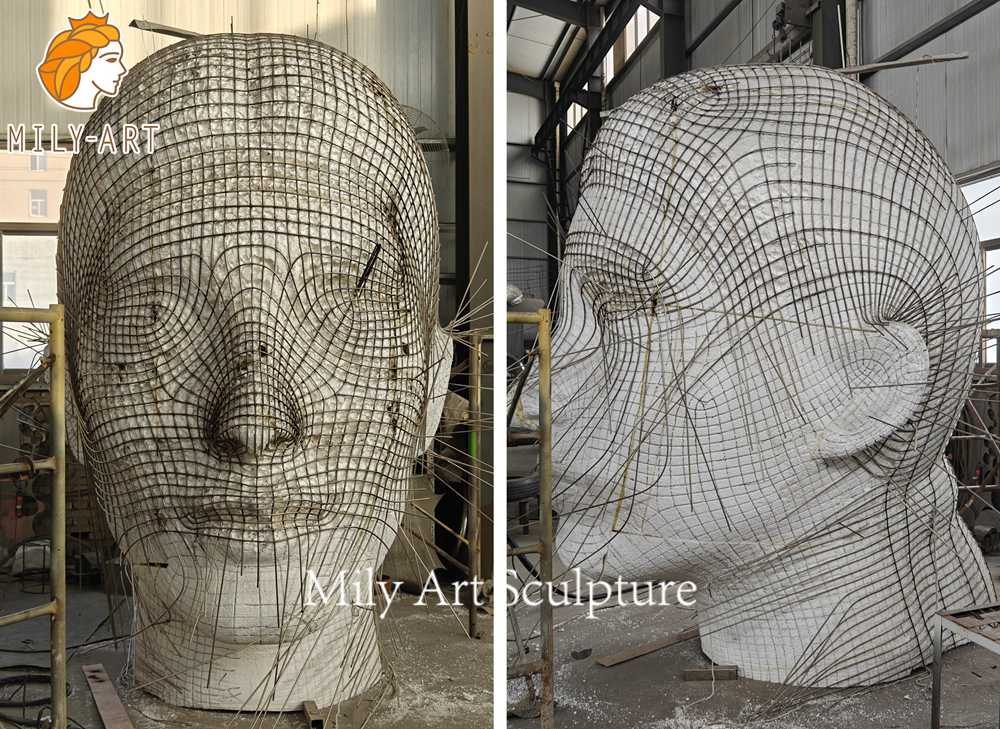 head wire sculpture wire forming process