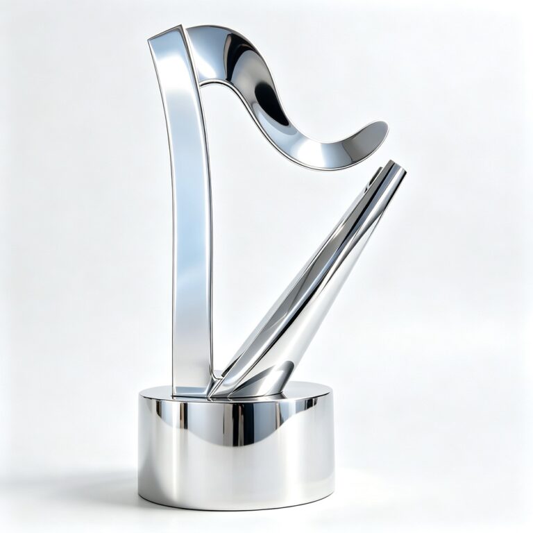 metal harp water fountain for sale