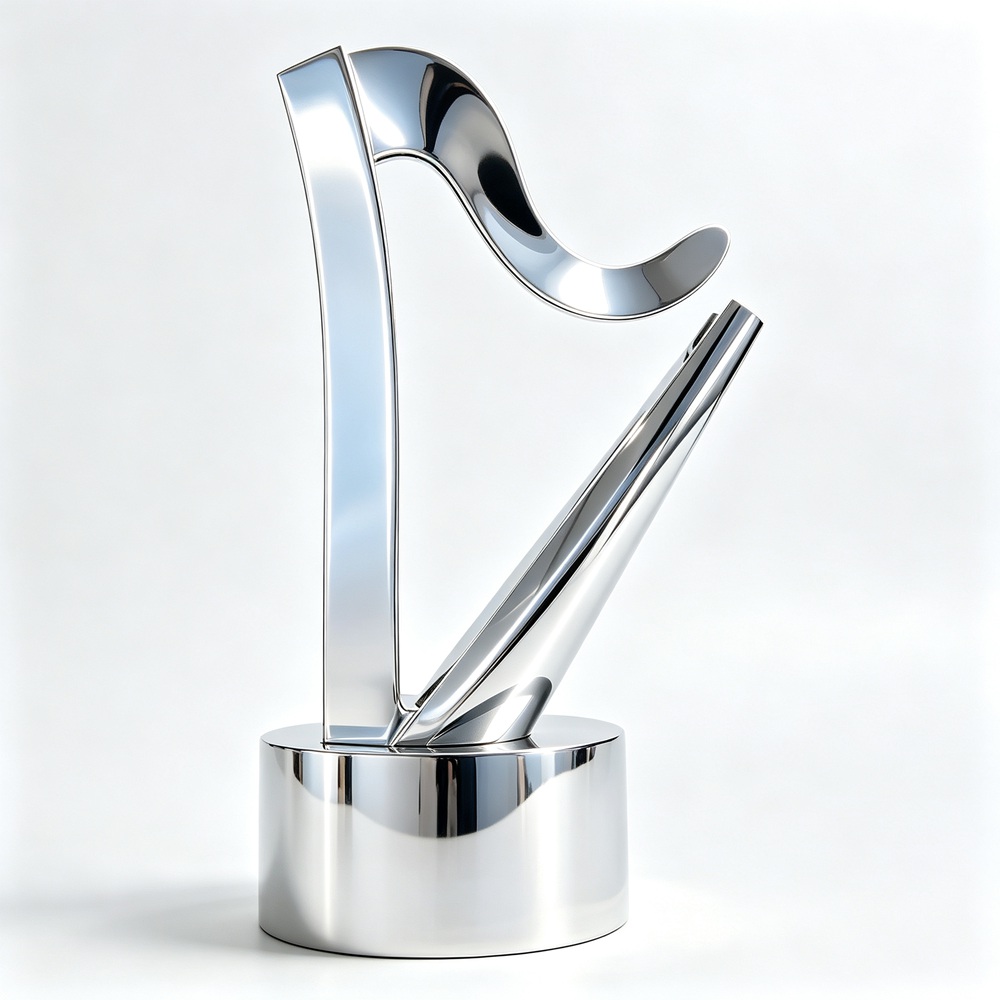 metal harp water fountain for sale