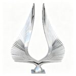 metal wing sculpture for sale