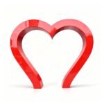 red heart sculpture for sale
