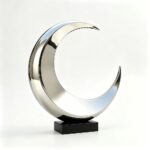 stainless steel crescent moon fountain for sale