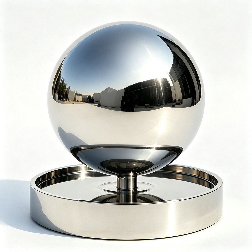 stainless steel sphere water feature for sale