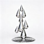 stainless steel water droplet sculpture for sale
