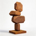Corten Steel Stacked Rock Sculpture for Sale