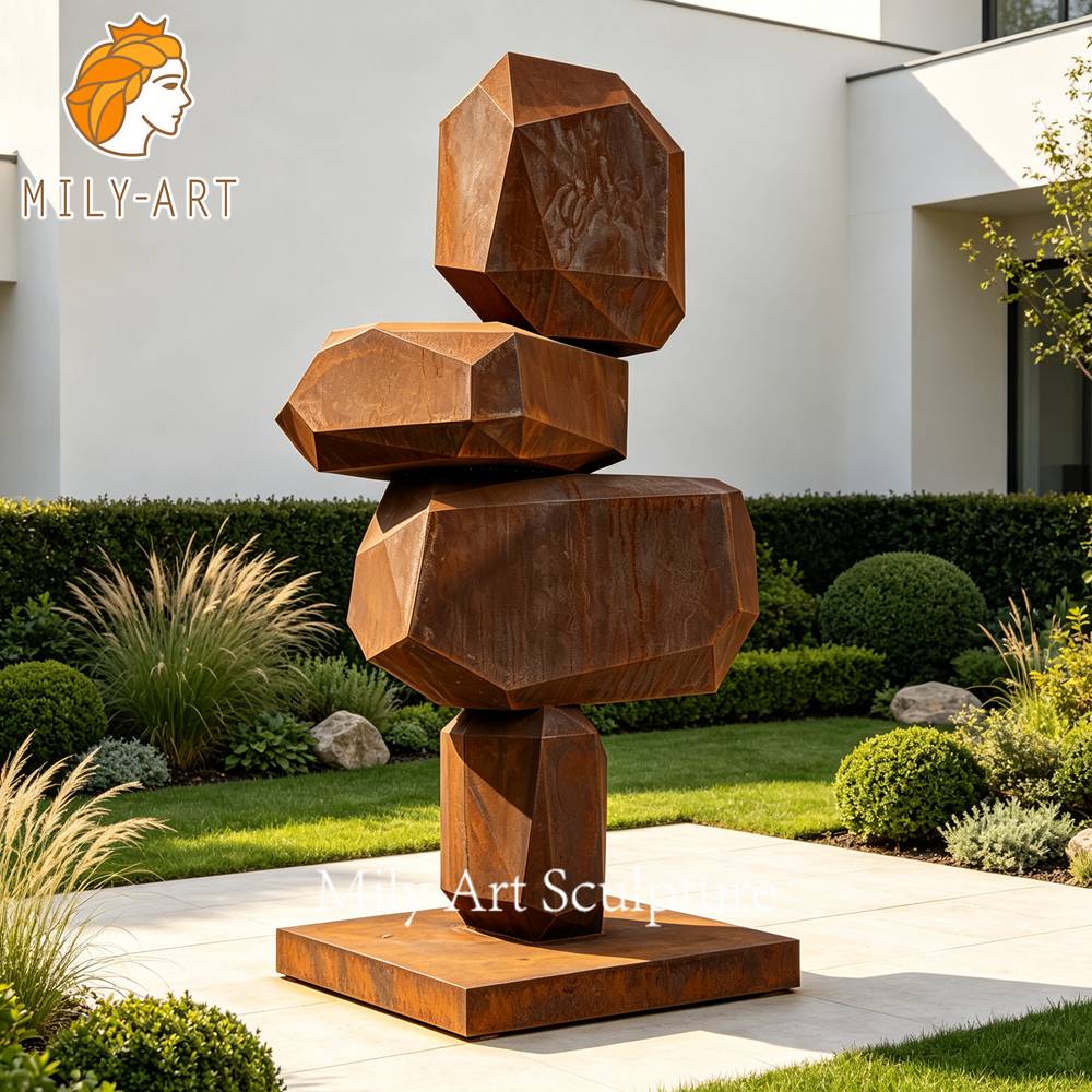 Custom Stacked Rock Sculpture