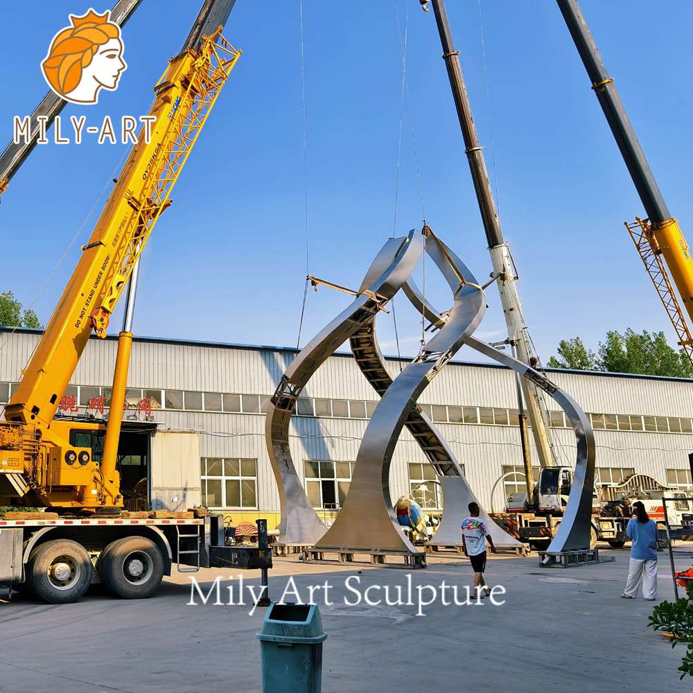 Large Abstract Sculpture Installation