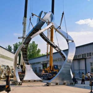 Outdoor Stainless Steel Sculpture Installation Guide