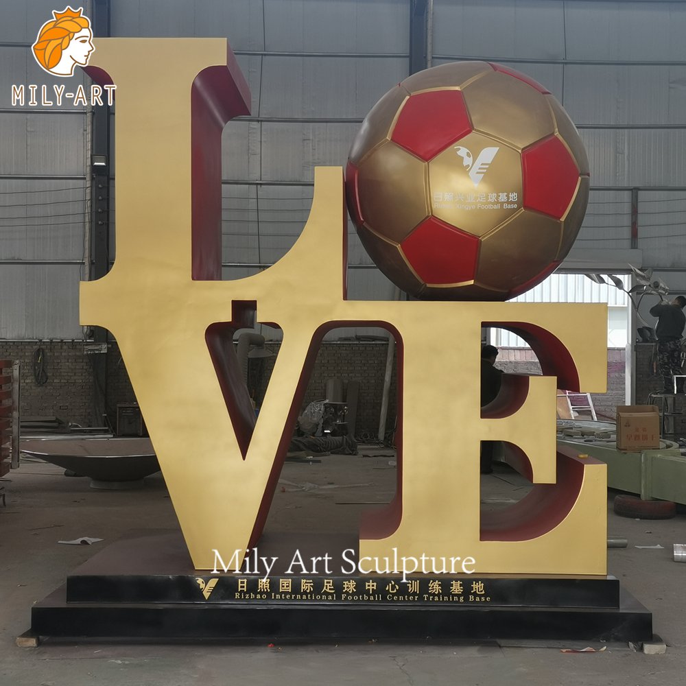 Love Letter Sculpture Custom Lettering