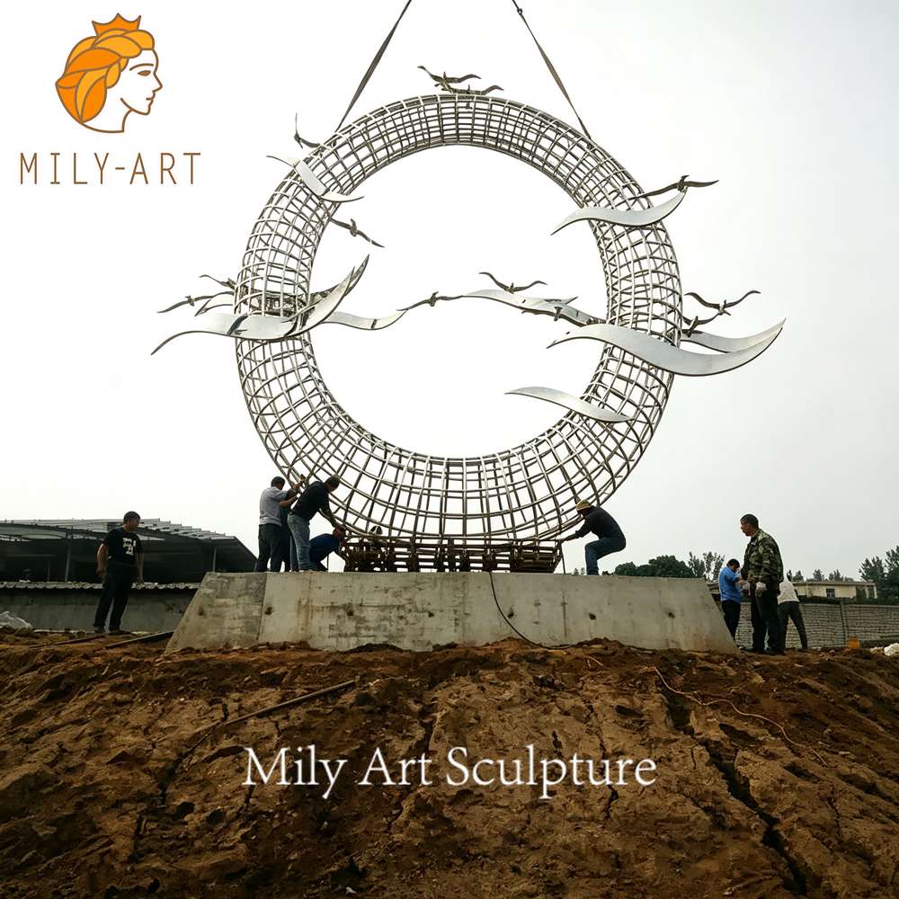 Ring Sculpture Installation