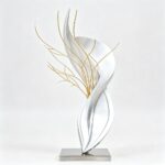 abstract flower sculpture for sale