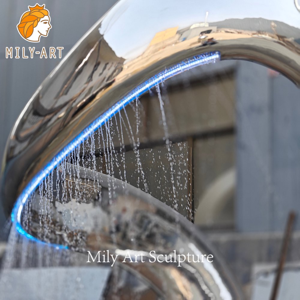 abstract water fountain flowing water