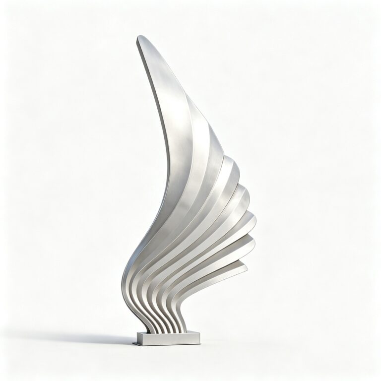 abstract wing sculpture for sale