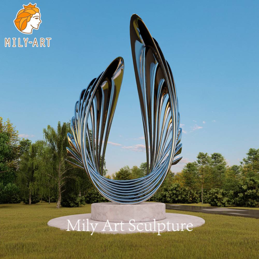 large 304 stainless steel sculpture outdoor