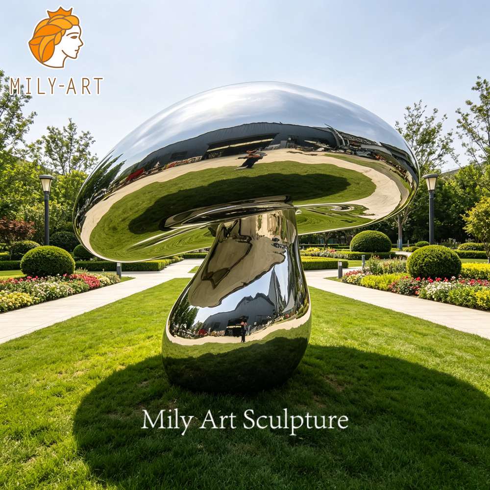 metal mushroom sculpture park