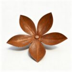 modern corten steel flower sculpture for sale