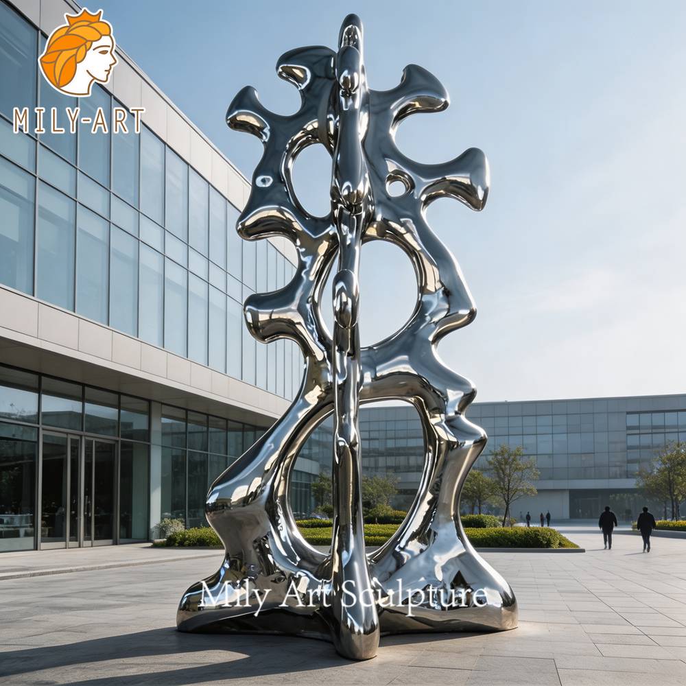 modern talking heads sculpture