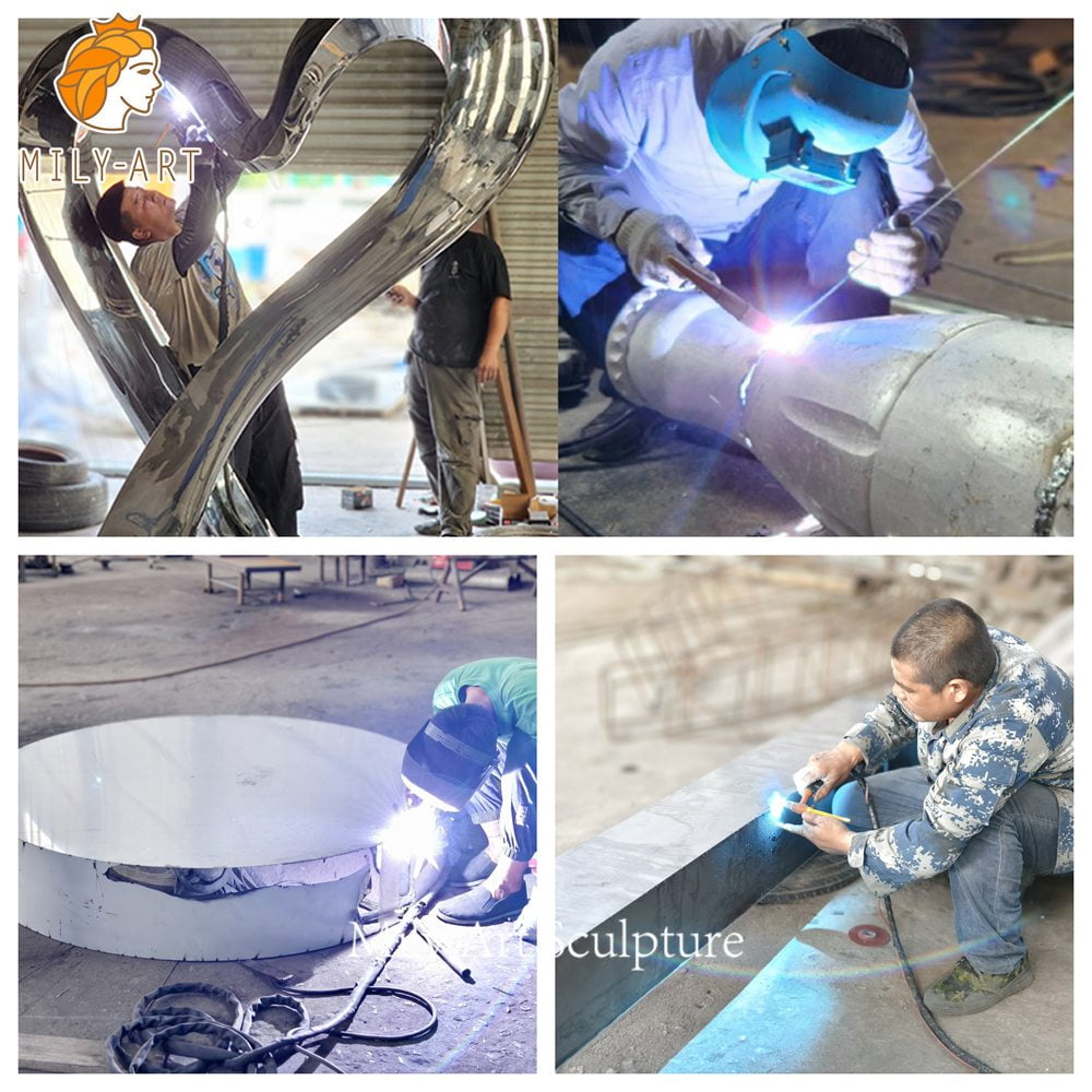 stainless steel sculpture TIG welding