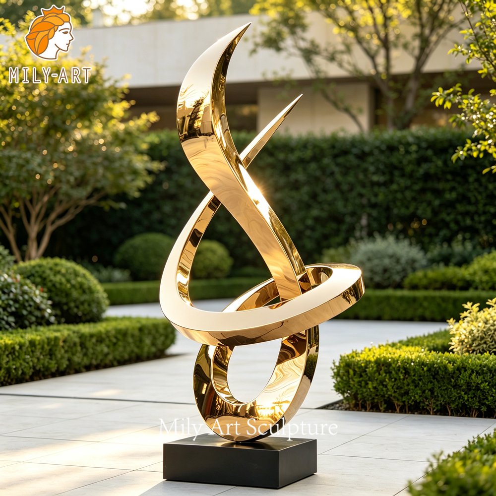 stainless steel sculpture electroplating finish