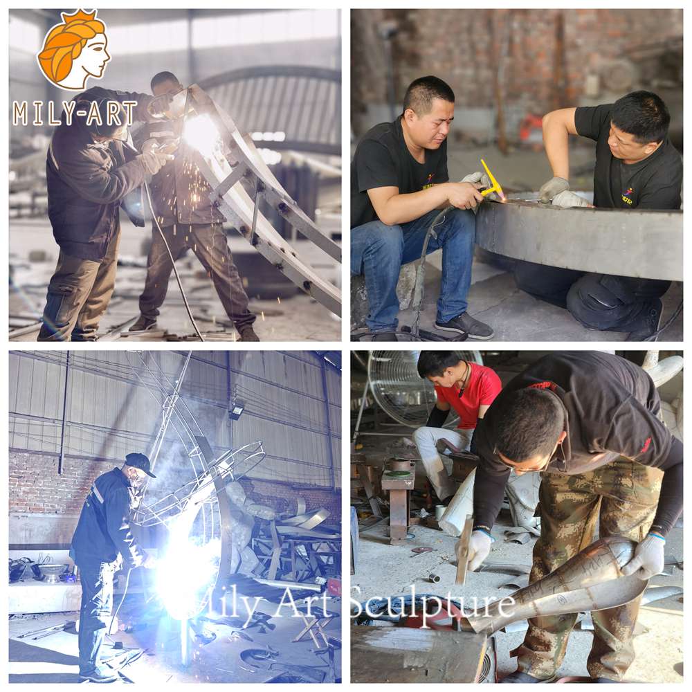 stainless steel sculpture manufacturing