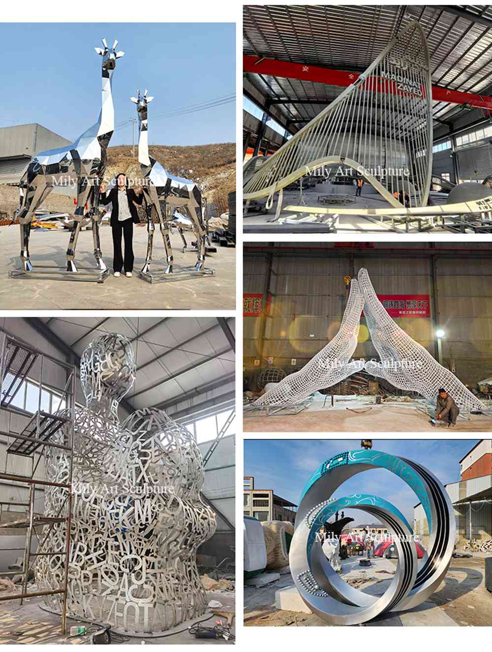 stainless steel sculpture project examples