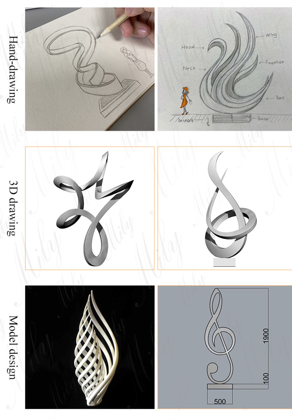 stainless steel sculpture prototyping methods