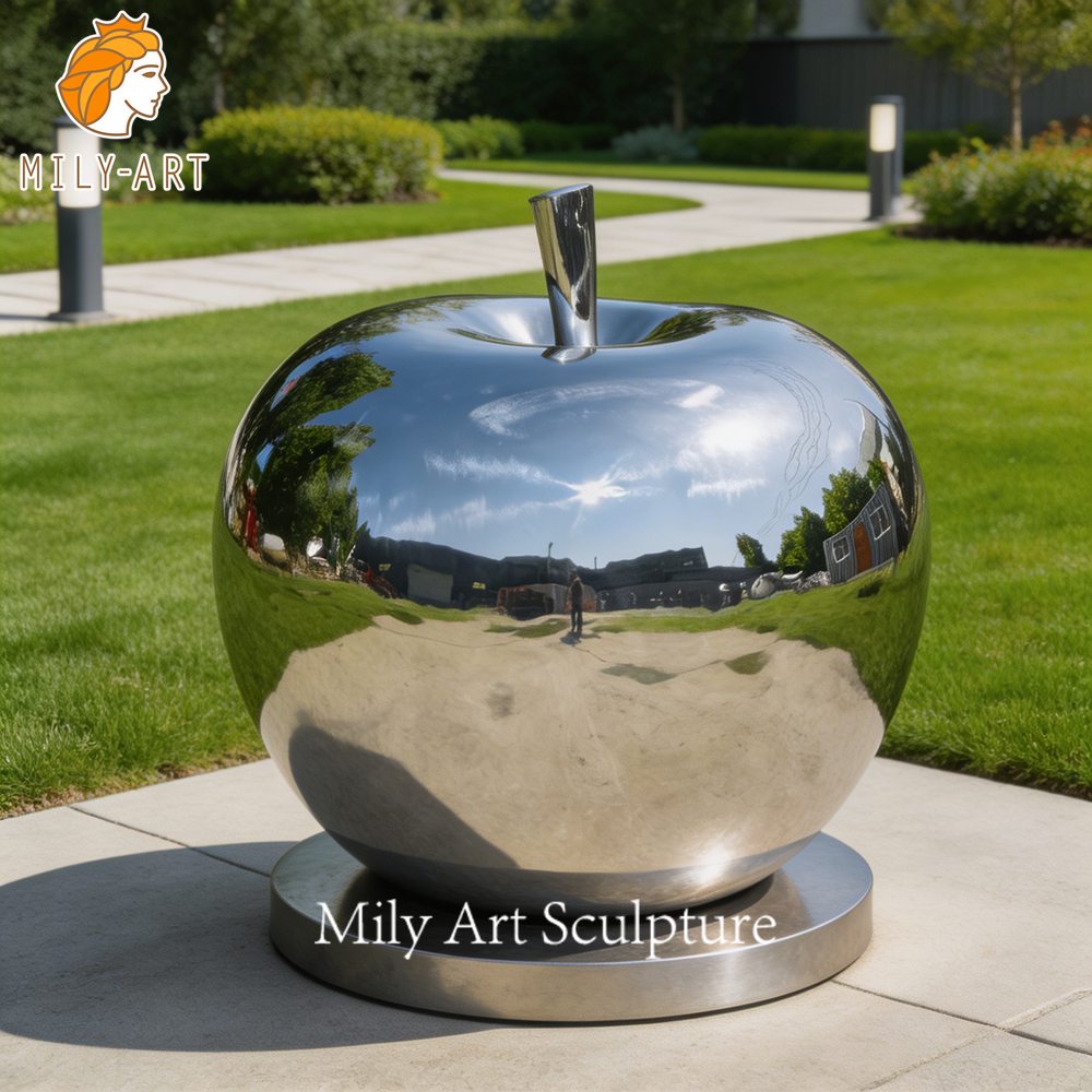 stainless steel sphere sculpture