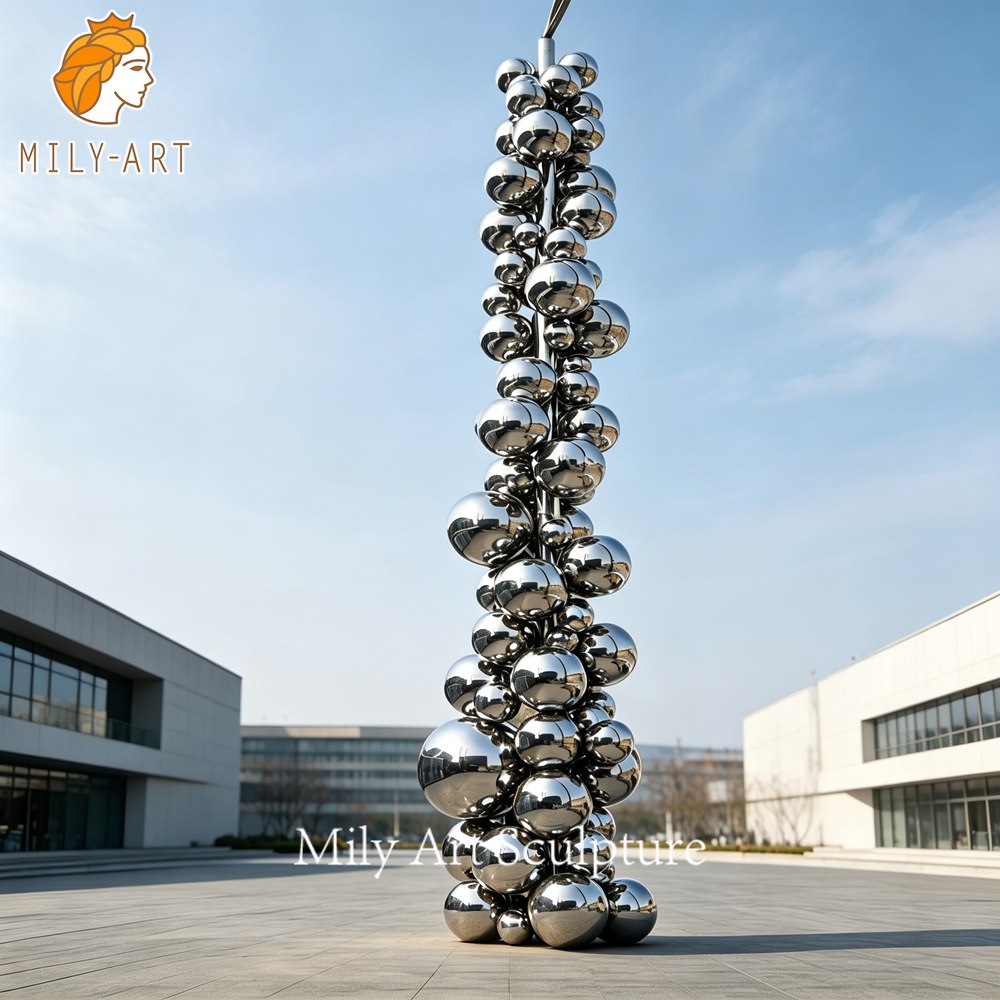 tall tree and the eye sculpture outdoor