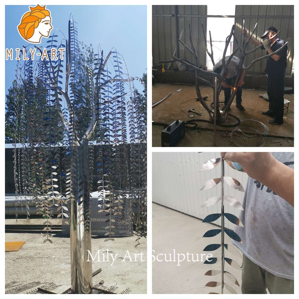 willow tree sculpture fabrication
