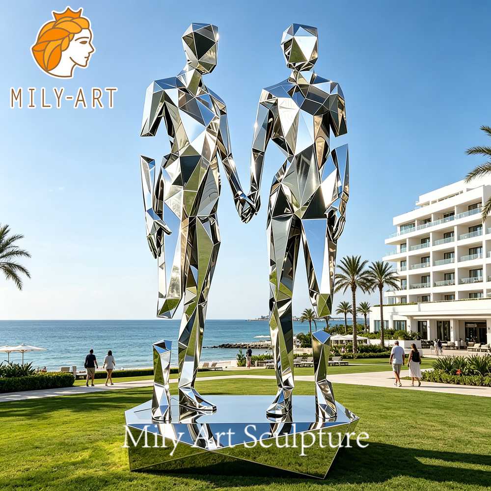 13ft broken but together statue
