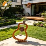 8ft outdoor guitar sculpture