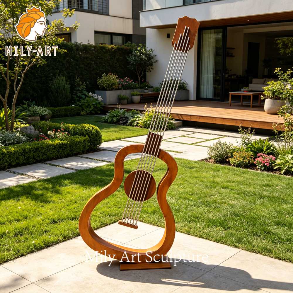 8ft outdoor guitar sculpture