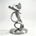 Metal Circle Sculpture for Sale