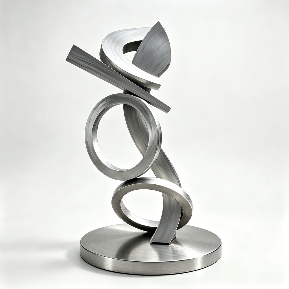 Metal Circle Sculpture for Sale