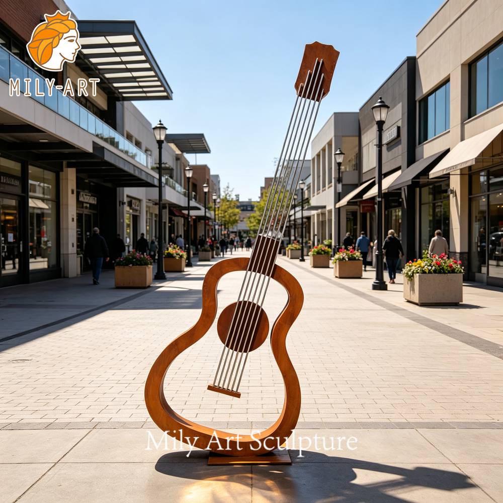Outdoor Guitar Sculpture Street
