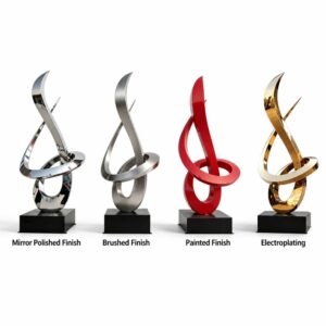 Types of Stainless Steel Sculpture Finishes