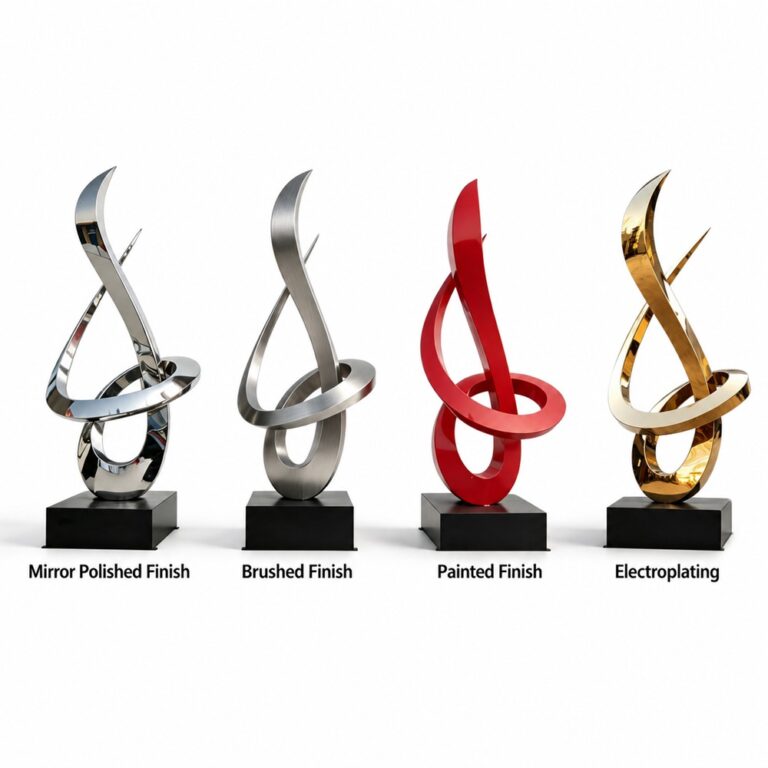 Types of Stainless Steel Sculpture Finishes