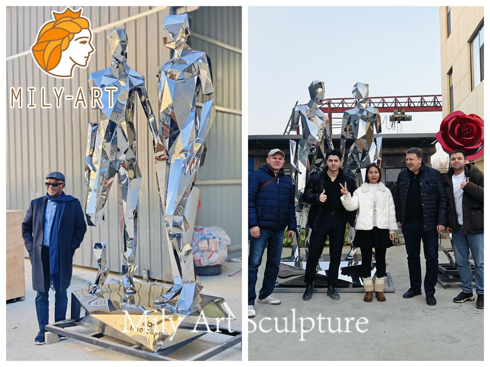 broken but together statue client visit