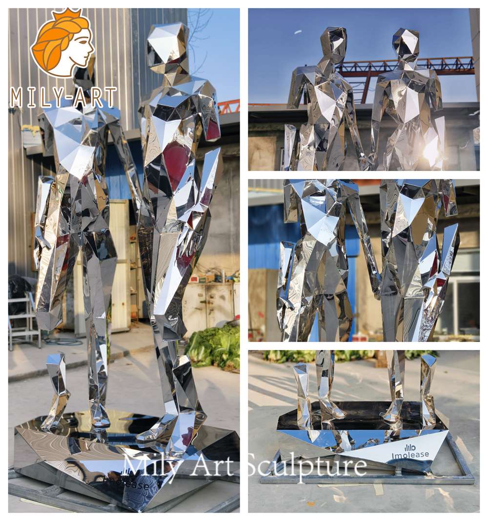 broken but together statue detail