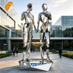 broken but together statue outdoor