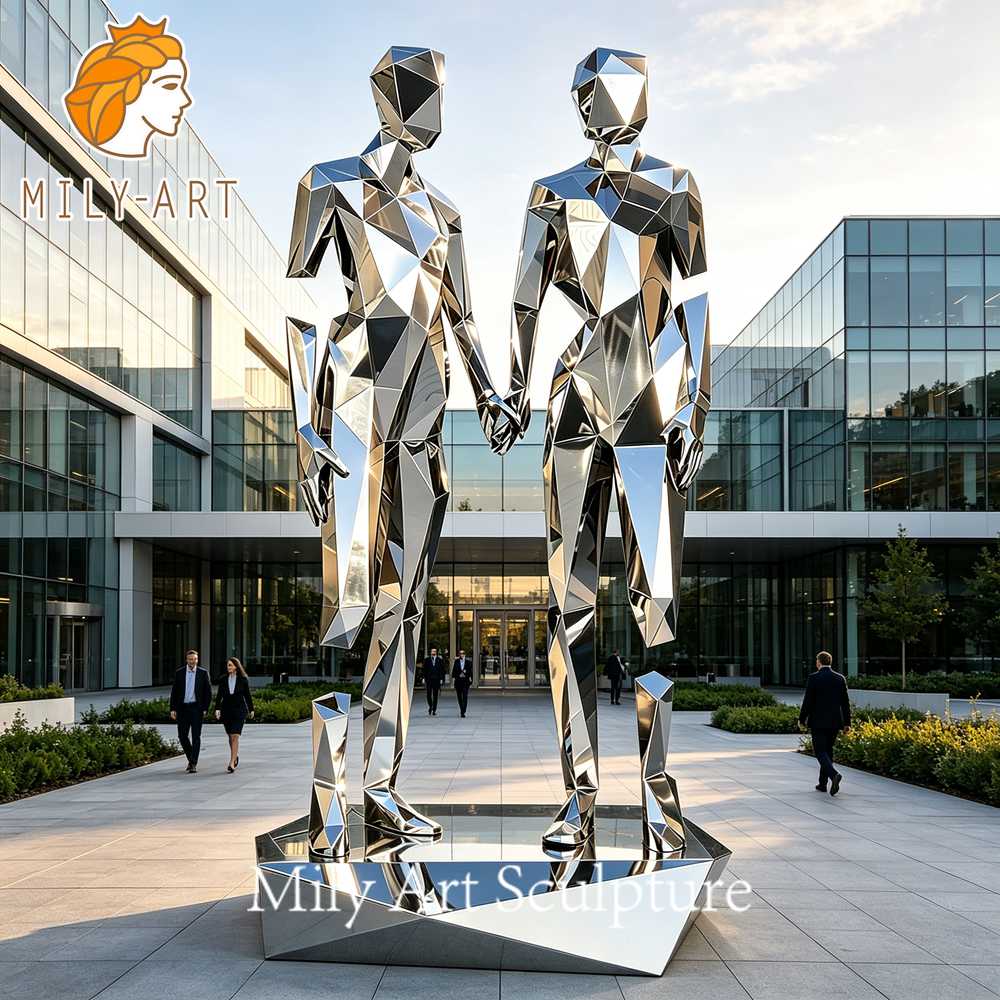 broken but together statue outdoor