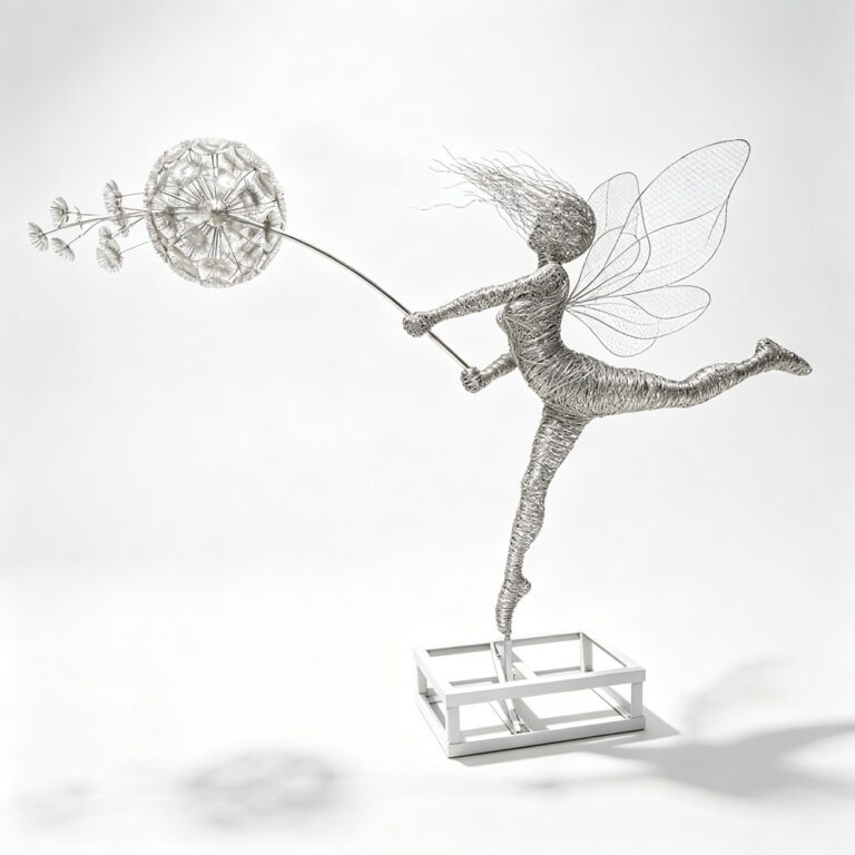 fairy dandelion sculpture for sale